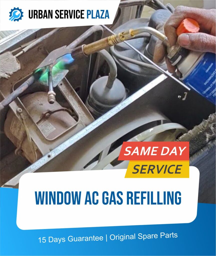 window ac gas filling