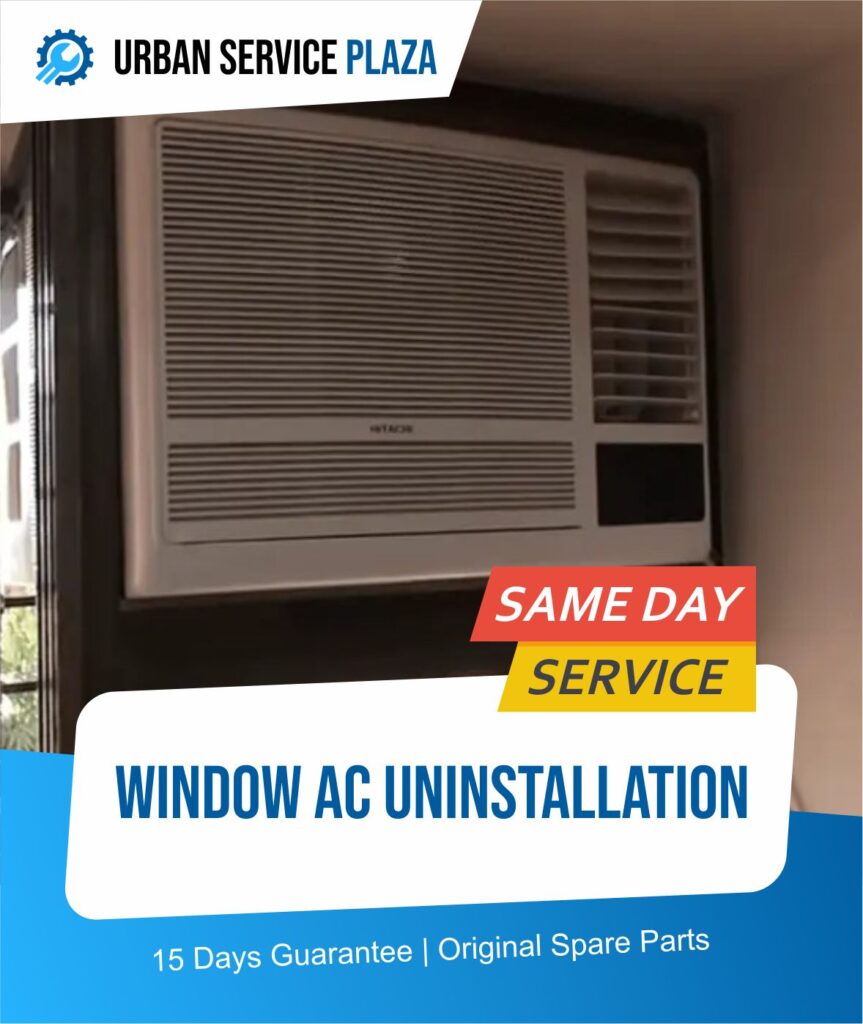 window ac uninstallation