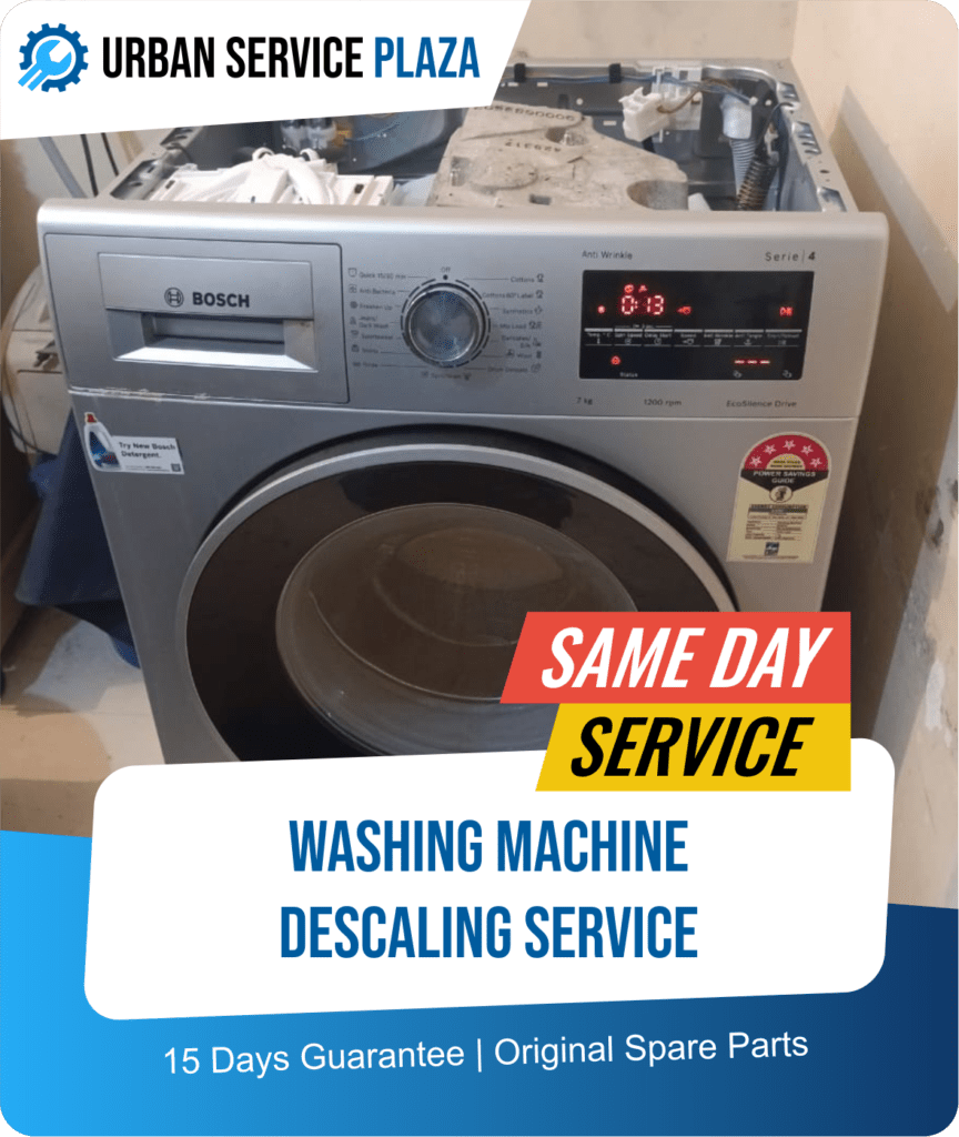 washing machine descaling service