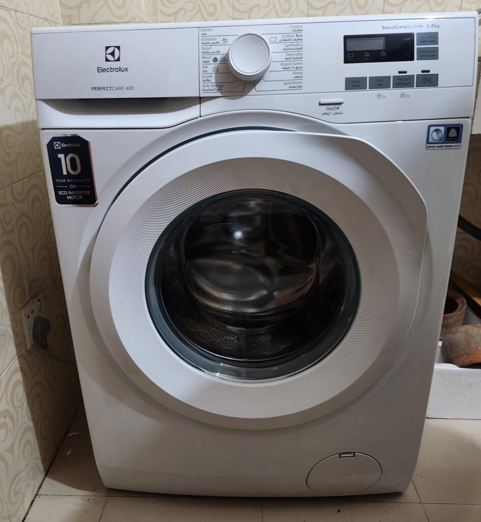 electrolux washing machine