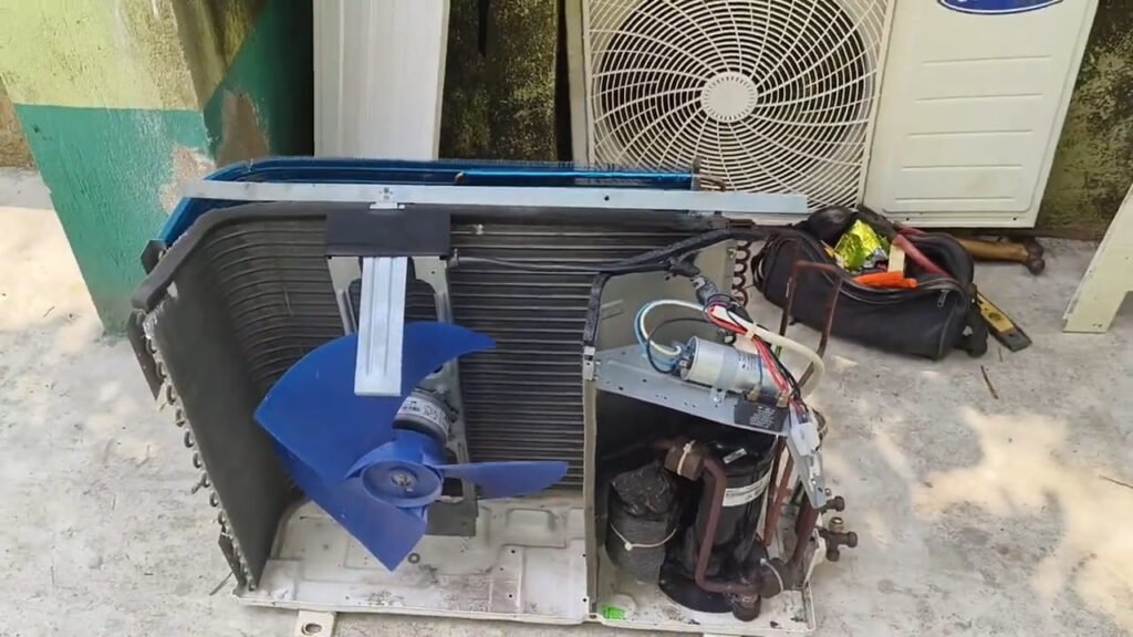 AC outdoor condensor coil