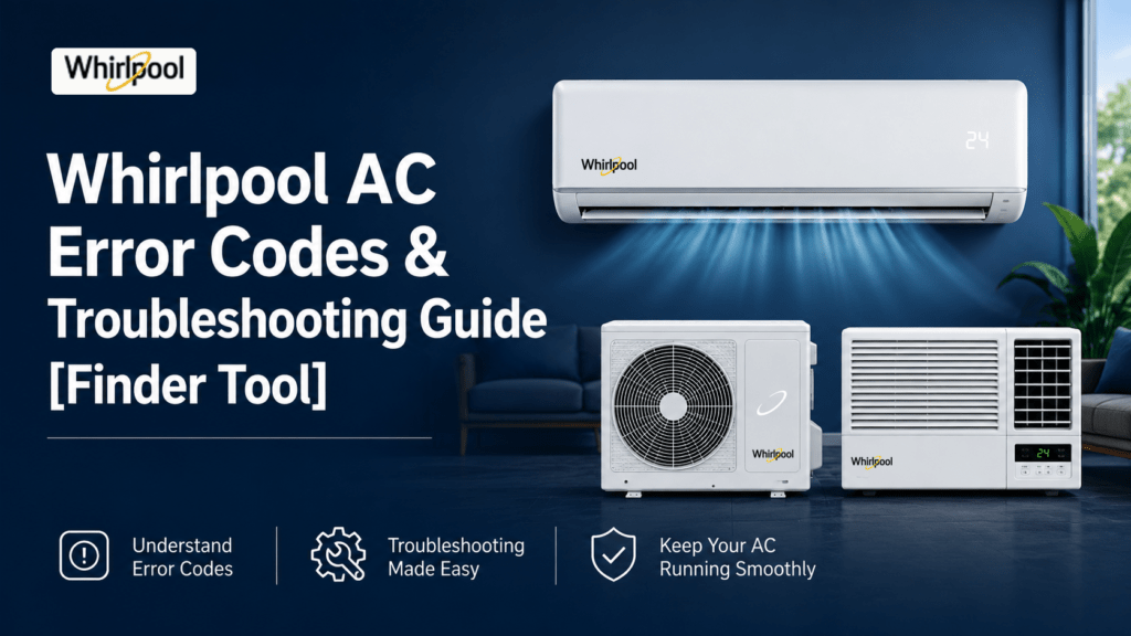 Whirlpool AC error codes