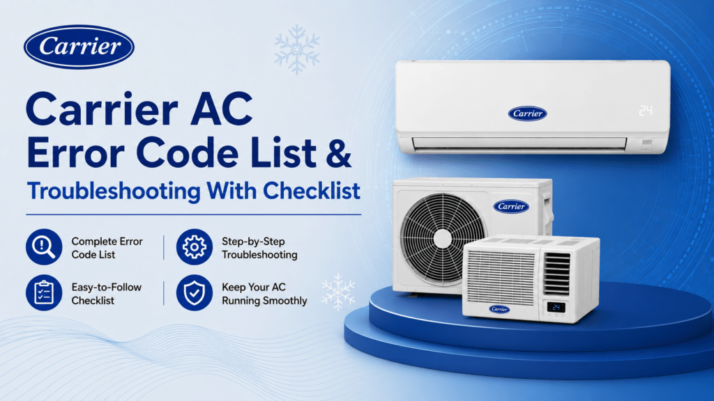 carrier ac error codes