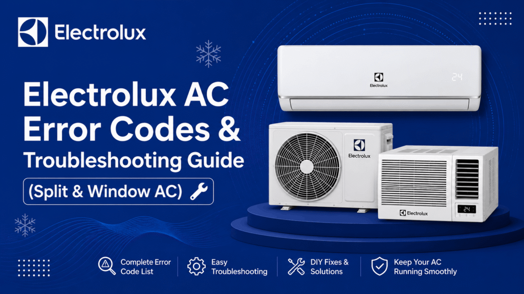 electrolux ac error codes