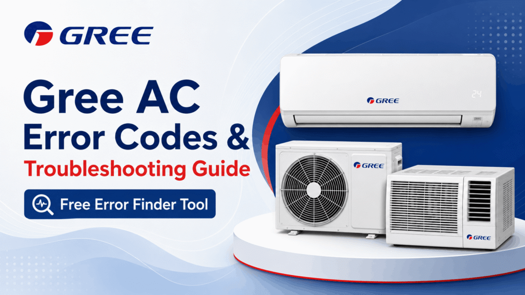 gree ac error codes