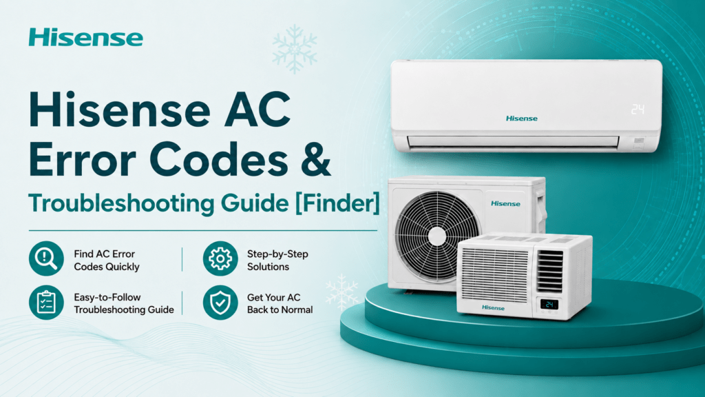 hisense ac error codes