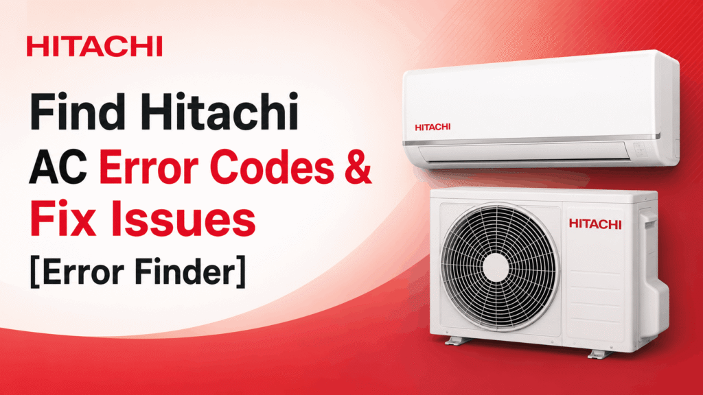 hitachi ac error codes