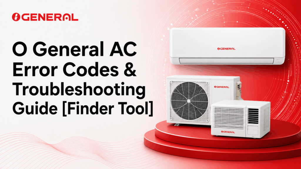 o general ac error codes