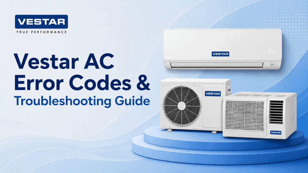 vestar ac error codes