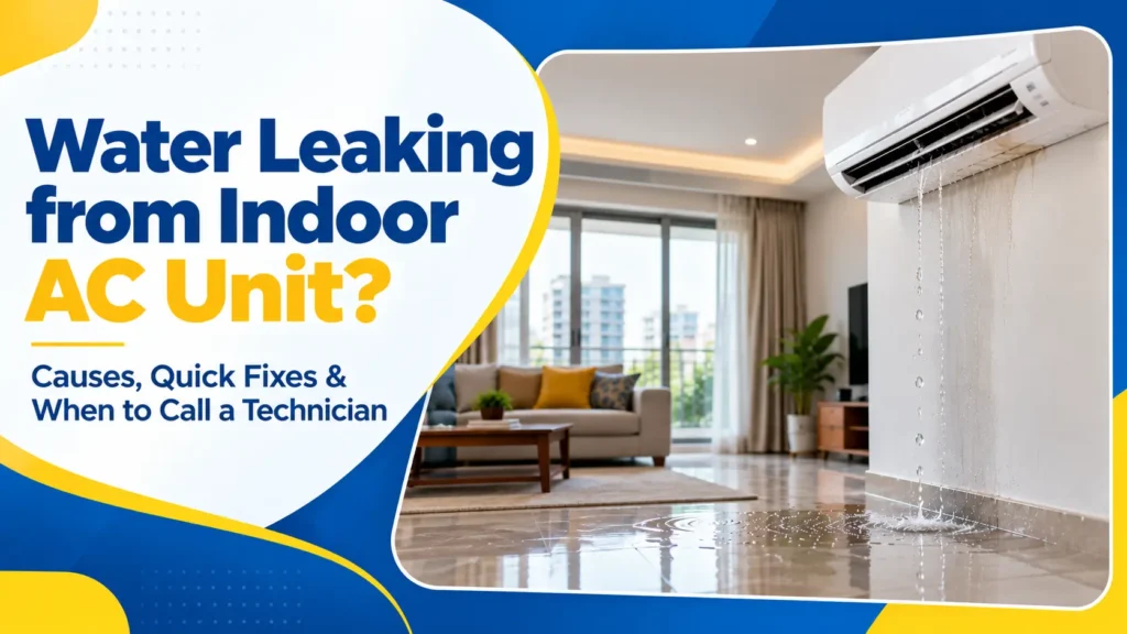 Water Leaking from Indoor AC Unit